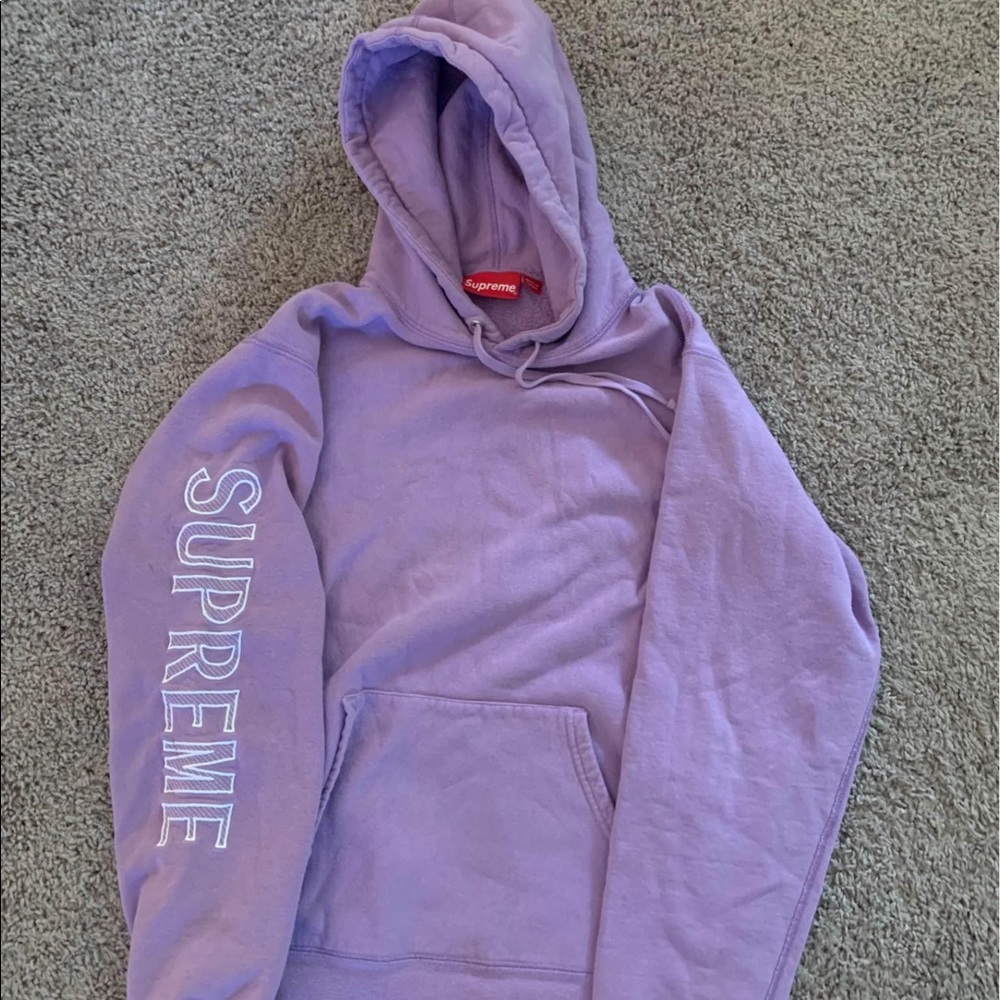 Supreme Lavender Hoodie